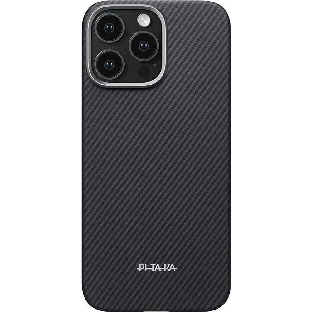 Pitaka iPhone 16 Pro Cover Edge MagSafe Black/Grey Twill