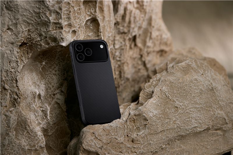 Pitaka iPhone 17 Pro Cover Cairn MagSafe Black/Grey Twill