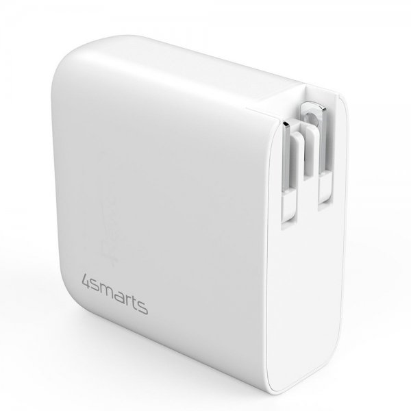 4smarts Oplader GaN Flex 65W 2 USB-C+1 USB-A