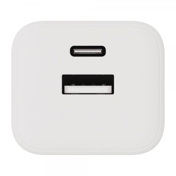 X2O Oplader med Kabel 1.2m 35W USB-C/USB-A GaN Hvid