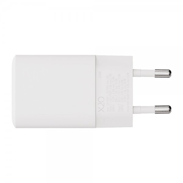 X2O Oplader med Kabel 1.2m 35W USB-C/USB-A GaN Hvid