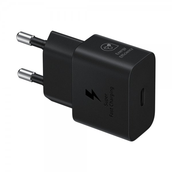 Samsung Original Oplader med Kabel 25W Power Adapter Sort