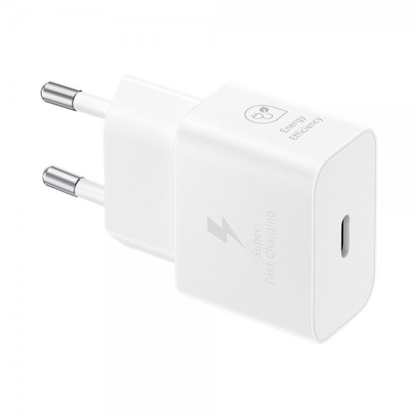 Samsung Original Oplader med Kabel 25W Power Adapter Hvid