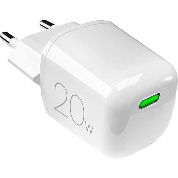 Puro Oplader MiniPro GaN USB-C 20W Hvid