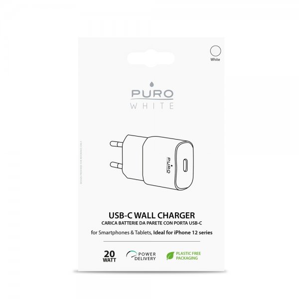 Puro Oplader USB-C Vægoplader Mini 20W