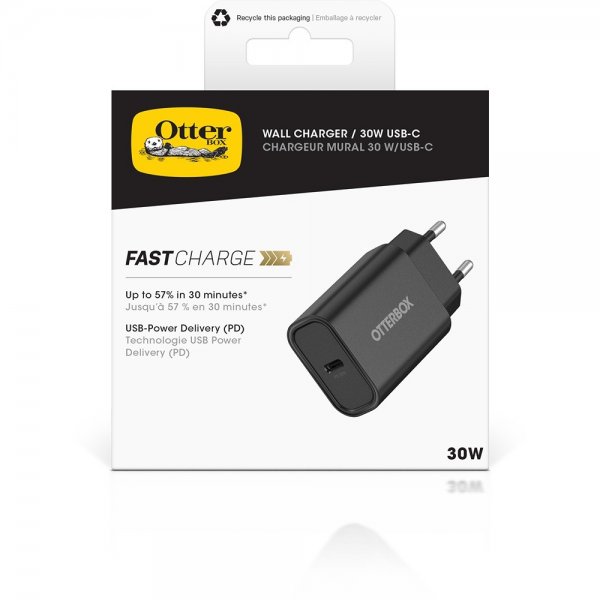 Otterbox Oplader Wall Charger 30W USB-C Sort
