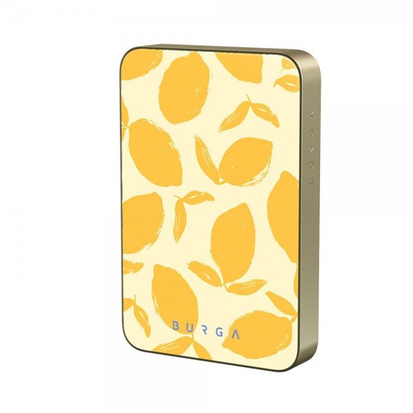 Burga Powerbank MagSafe 5000 mAh Lemon Tart Guld