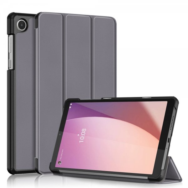 Lenovo Tab M8 (4. gen) TB300 Cover Trifold Grå