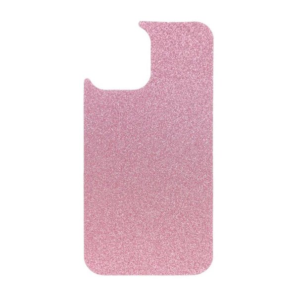 iPhone 15 Pro Cover Glitter Gennemsigtig MagSafe Pink
