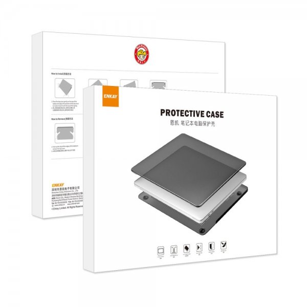 Enkay MacBook Air 15 M2 (A2941) Etui med Tastaturcover Mørkeblå