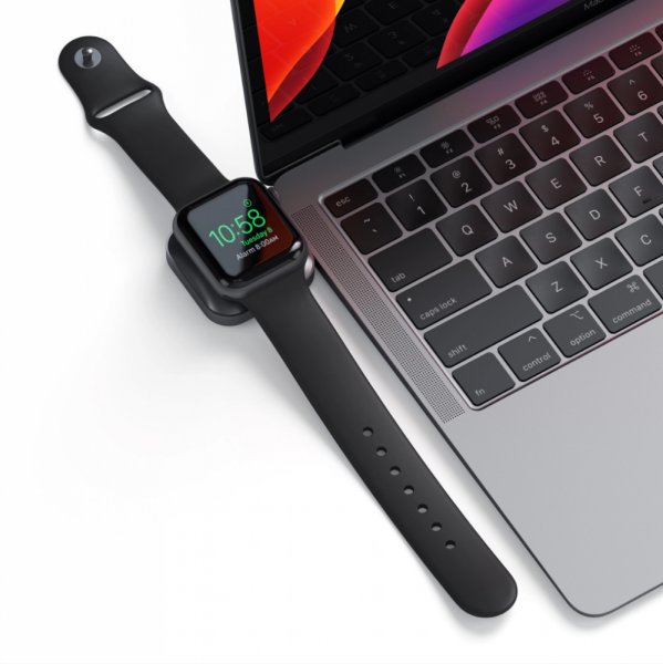 Satechi Magnetisk USB Type C Trådløs Oplader til Apple Watch