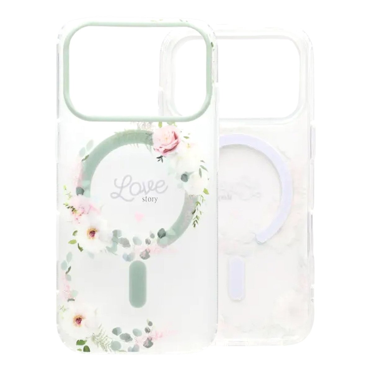 iPhone 17 Pro Max Cover Floral Matte MagSafe Love Story