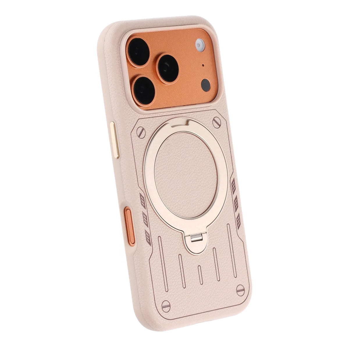 iPhone 17 Pro Max/iPhone 18 Pro Max Cover i Mecha med MagSafe-stativ Hvid