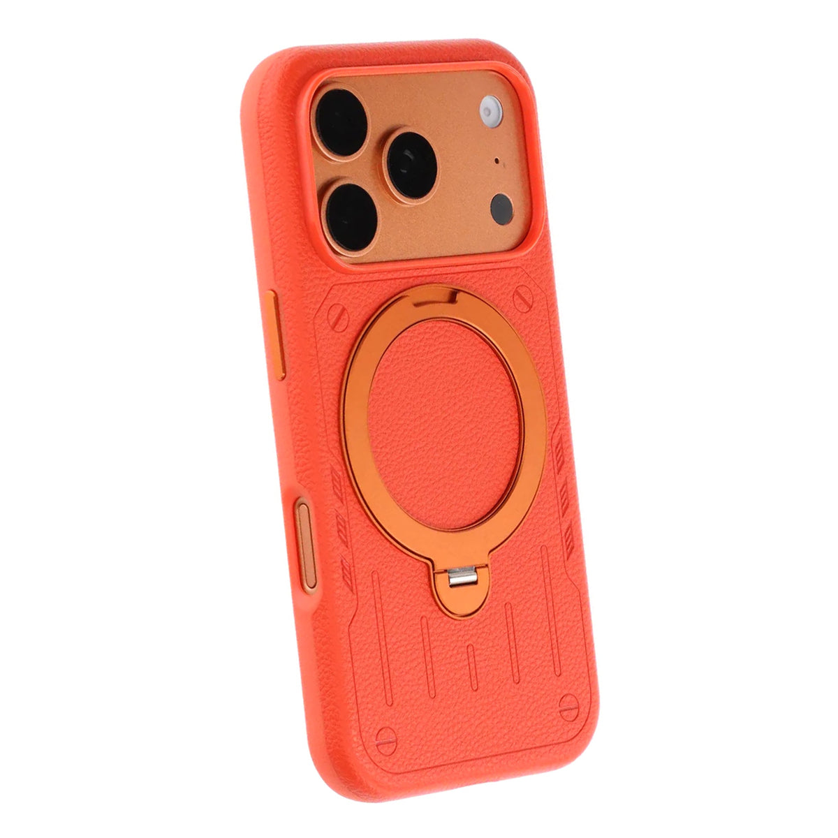 iPhone 17 Pro Max/iPhone 18 Pro Max Cover i Mecha med MagSafe-stativ Orange