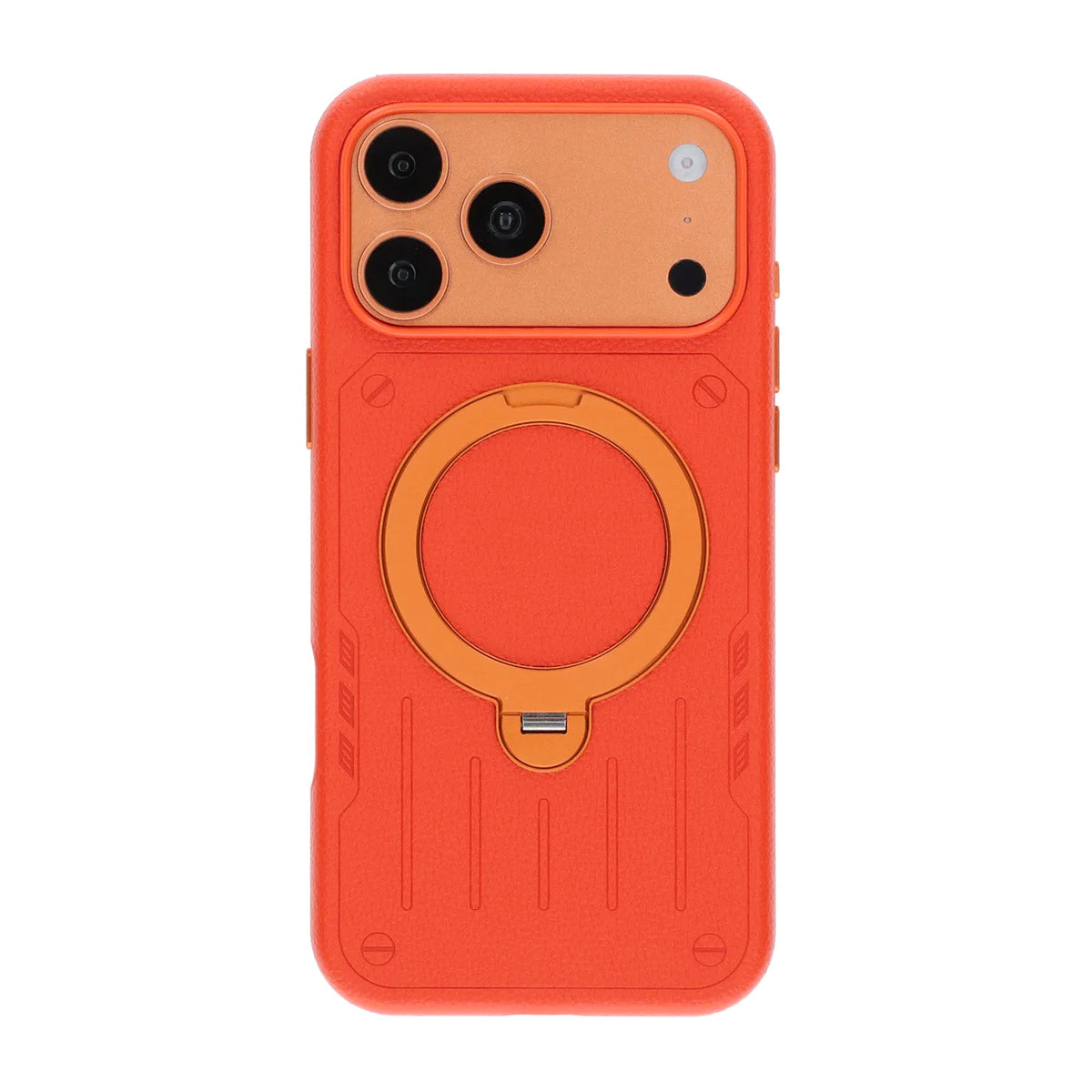 iPhone 17 Pro Max/iPhone 18 Pro Max Cover i Mecha med MagSafe-stativ Orange