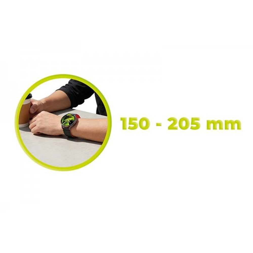 Mobile Origin Samsung Galaxy Watch 20mm Armbånd Easy Strap Sort Orange