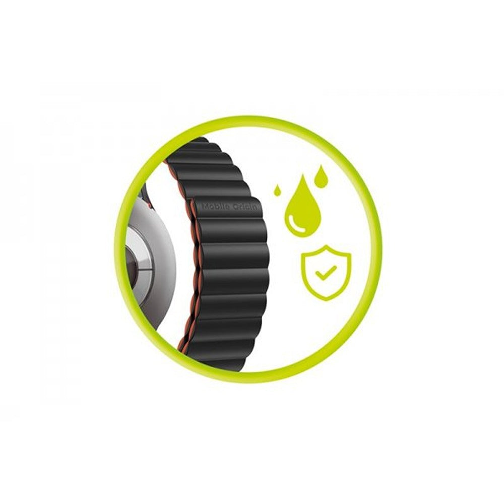 Mobile Origin Samsung Galaxy Watch 20mm Armbånd Easy Strap Sort Orange