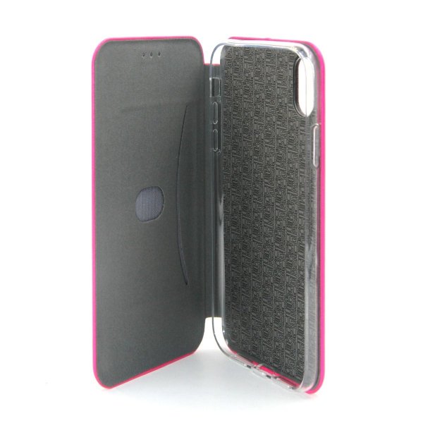 iPhone X/iPhone Xs Cover med Stativ Rosa