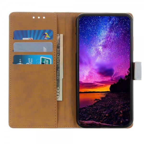 Motorola Moto G200 Cover Lædertekstur Sølv