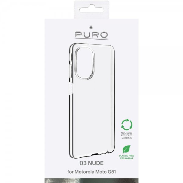 Puro Motorola Moto G51 Cover Nude Transparent