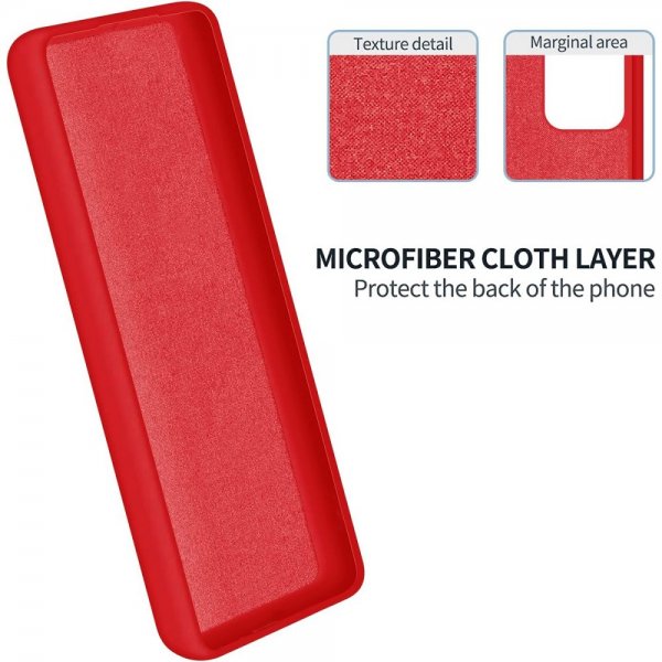 Motorola Moto G84 Cover med rem Silikone Rød