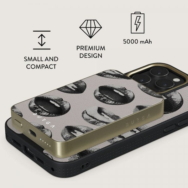 Burga Powerbank MagSafe 5000 mAh Next Mistake Guld