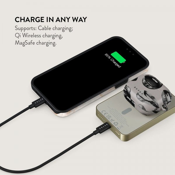 Burga Powerbank MagSafe 5000 mAh Next Mistake Guld