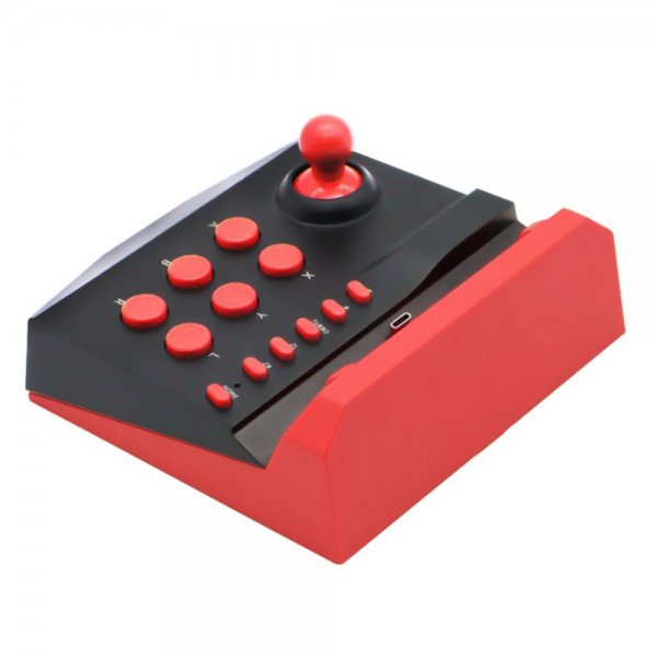Nintendo Switch/Switch Lite Arcade-joystick sort/rød
