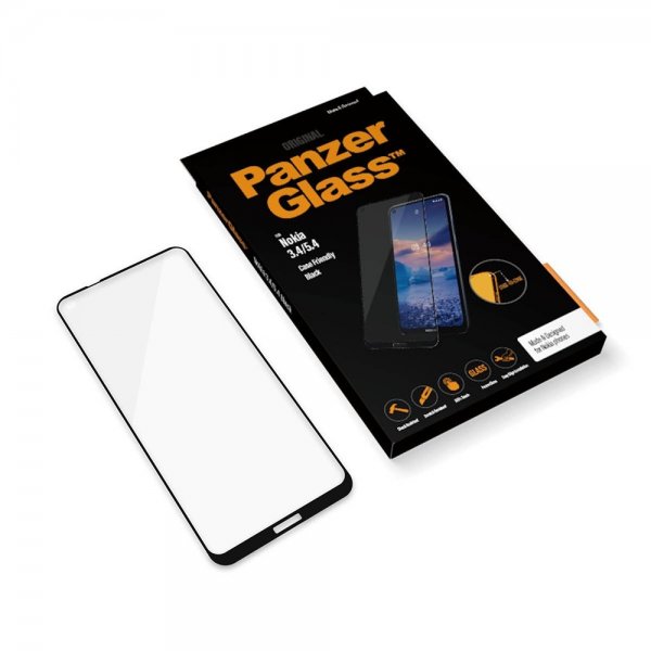 PanzerGlass Nokia 3.4/5.4 Skærmbeskyttelse Edge-to-Edge Case Friendly
