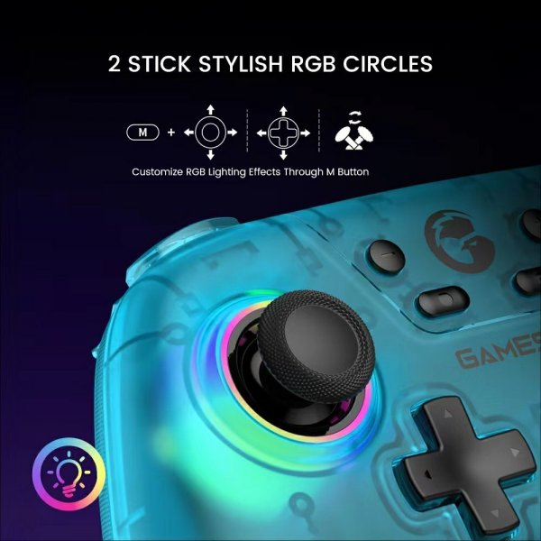 GameSir Nova HD Rumble Gamepad 2.4G Neon Teal