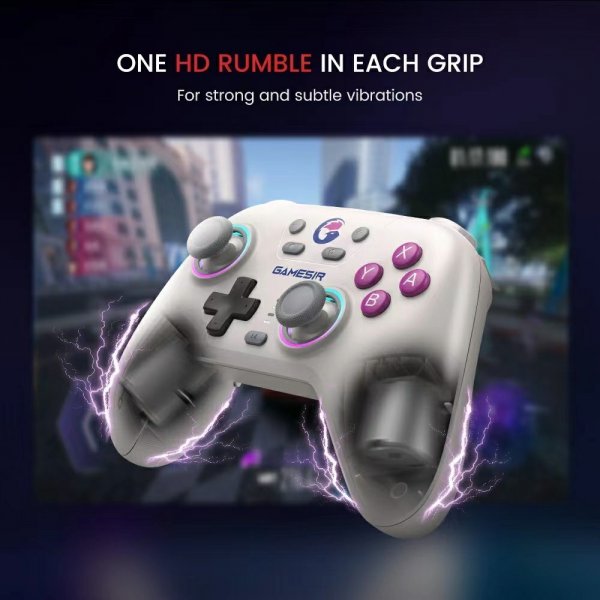 GameSir Nova HD Rumble Gamepad 2.4G Retro White