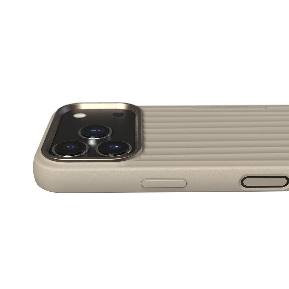 Nudient iPhone 17 Pro/iPhone 18 Pro Cover Bold Case MagSafe Linen Beige