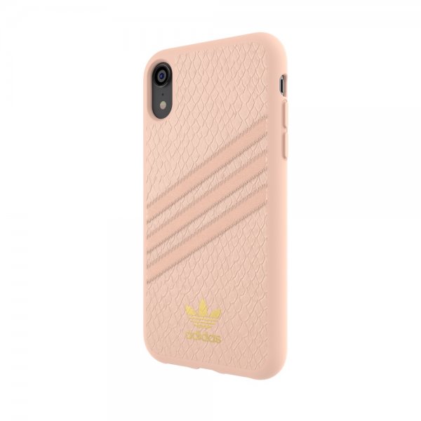 Adidas iPhone Xr Cover OR 3-Stripes Snap Case Snake FW18 Lyserød