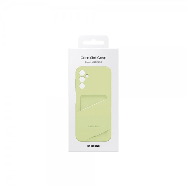 Samsung Original Galaxy A14 Cover Card Slot Case Lime