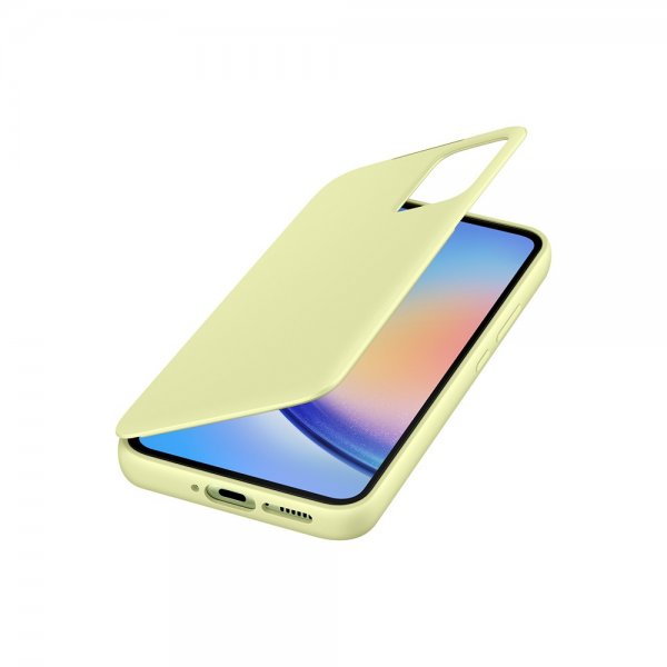 Samsung Original Galaxy A34 5G Cover Smart View Wallet Case Lime