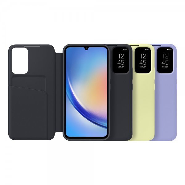Samsung Original Galaxy A34 5G Cover Smart View Wallet Case Lime