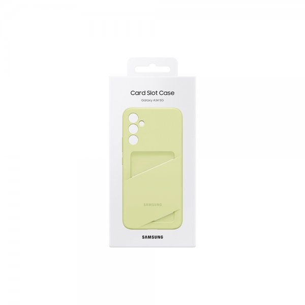 Samsung Original Galaxy A34 5G Cover med Kortplads Lime