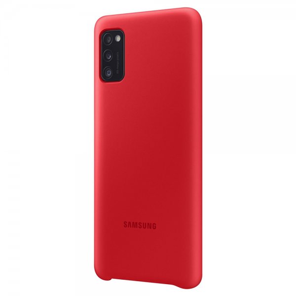 Samsung Original Galaxy A41 Skal Silikone Cover Rød