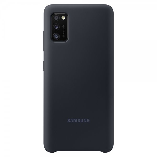Samsung Original Galaxy A41 Skal Silicone Cover Sort