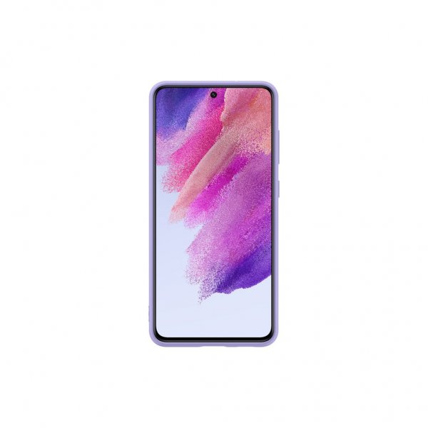 Samsung Original Galaxy S21 FE Cover Silikone Lavendel