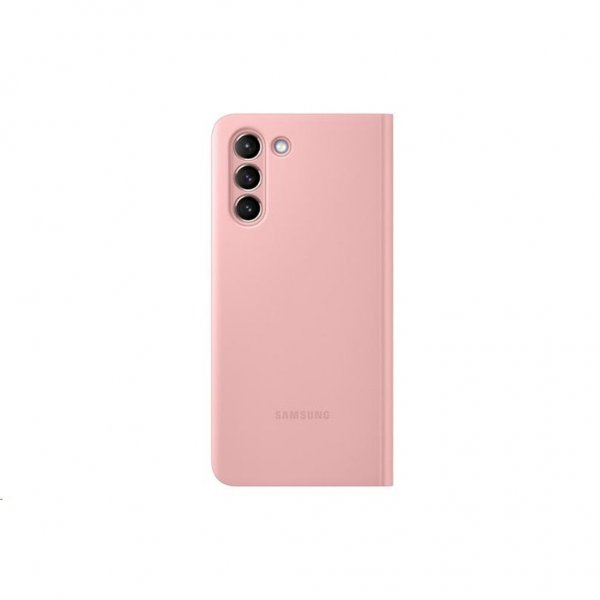 Samsung Original Galaxy S21 Cover Smart Clear View Cover Pink