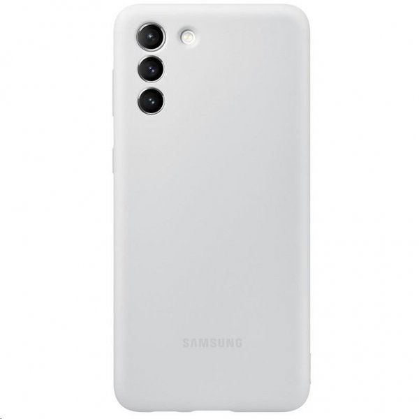 Samsung Original Galaxy S21 Plus Cover Silikone Cover Lysegrå