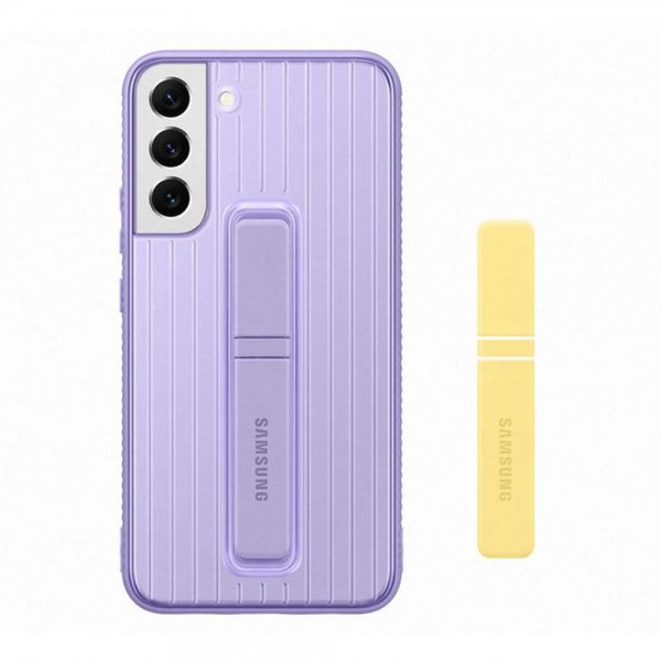 Samsung Original Galaxy S22 Plus Cover Protective Standing Cover Lavender