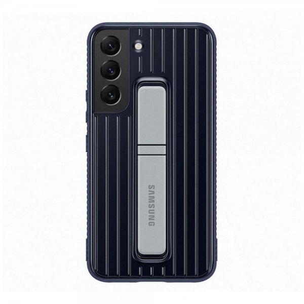 Samsung Original Galaxy S22 Plus Cover Protective Standing Cover Navy