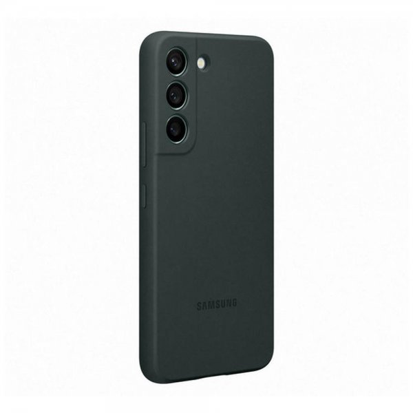 Samsung Original Galaxy S22 Plus Cover Silikone Dark Green