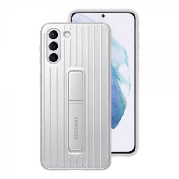 Samsung Original Galaxy S22 Cover Protective Standing Cover Hvid