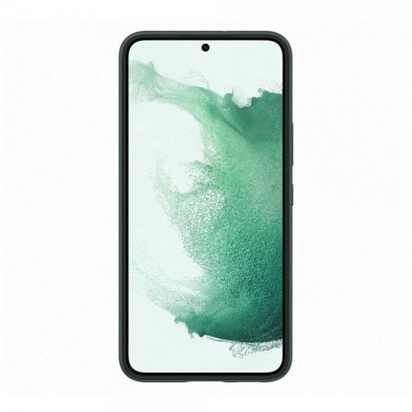 Samsung Original Galaxy S22 Cover Silikone Mørkegrøn