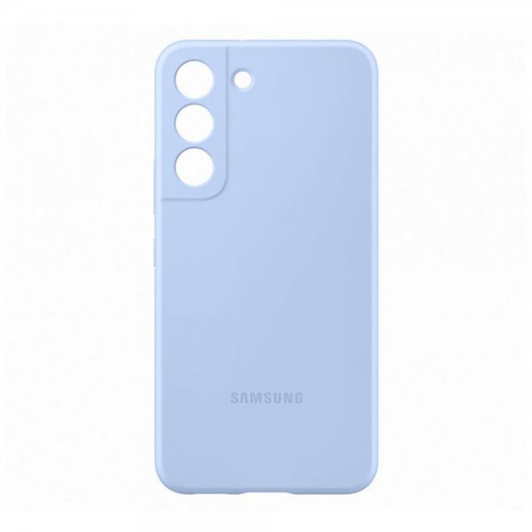 Samsung Original Galaxy S22 Cover i silikone himmelblå