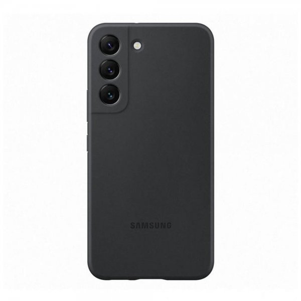 Samsung Original Galaxy S22 Cover i Silikone Sort