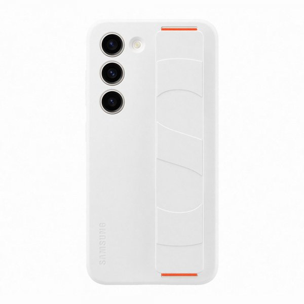 Samsung Original Galaxy S23 Cover Silicone Grip Case Hvid